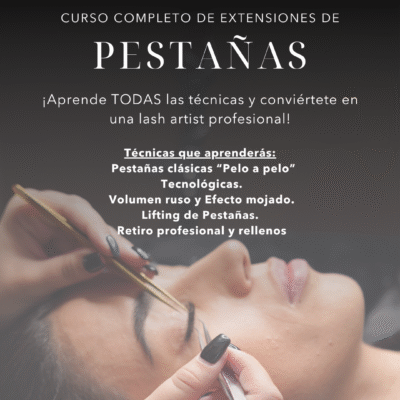 7.Formación Completa en Extensiones de Pestañas 699€ Reservar por